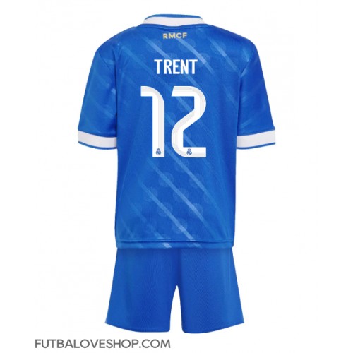 Dres Real Madrid Alexander-Arnold #12 Tretina pre deti 2025-26 Krátky Rukáv (+ trenírky)